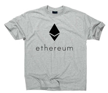 Lade das Bild in den Galerie-Viewer, Styletex23 T-Shirt Herren Ethereum Ether Coin Logo, sport grey, XXL