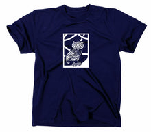 Lade das Bild in den Galerie-Viewer, Styletex23 T-Shirt Herren Eule von Minerva Athena, navy, XXL