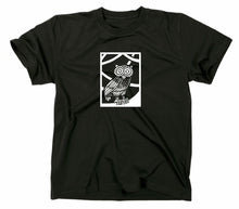 Lade das Bild in den Galerie-Viewer, Styletex23 T-Shirt Herren Eule von Minerva Athena, schwarz, XXL