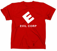 Lade das Bild in den Galerie-Viewer, Styletex23 T-Shirt Herren Evil Corp, Corporation , rot, XXL