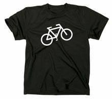 Lade das Bild in den Galerie-Viewer, Styletex23 T-Shirt Herren Fahrrad Logo Verkehrszeichen Piktogramm, schwarz, XXL