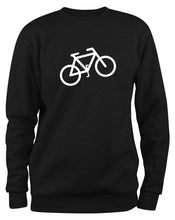 Lade das Bild in den Galerie-Viewer, Styletex23 Sweatshirt Fahrrad Logo, schwarz XXL