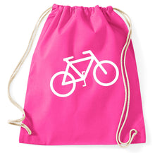 Lade das Bild in den Galerie-Viewer, Styletex23 Turnbeutel Fahrrad Logo Zeichen Symbol