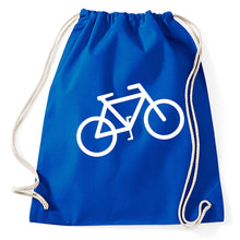Lade das Bild in den Galerie-Viewer, Styletex23 Turnbeutel Fahrrad Logo Zeichen Symbol