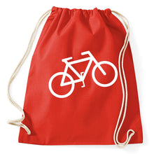 Lade das Bild in den Galerie-Viewer, Styletex23 Turnbeutel Fahrrad Logo Zeichen Symbol