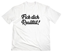Lade das Bild in den Galerie-Viewer, Styletex23 T-Shirt Herren Fick Dich Realität Fun, weiss, XXL