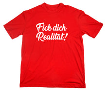 Lade das Bild in den Galerie-Viewer, Styletex23 T-Shirt Herren Fick Dich Realität Fun, rot, XXL