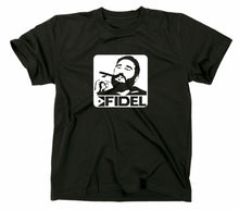 Lade das Bild in den Galerie-Viewer, Styletex23 T-Shirt Herren Fidel Castro Kuba, schwarz, XXL