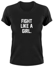 Lade das Bild in den Galerie-Viewer, Styletex23 T-Shirt Damen Fight Like A Girl Fun