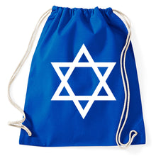 Lade das Bild in den Galerie-Viewer, Styletex23 Turnbeutel Flag Of Israel Jewish Star