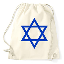Lade das Bild in den Galerie-Viewer, Styletex23 Turnbeutel Flag Of Israel Jewish Star