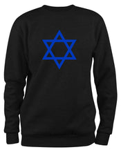 Lade das Bild in den Galerie-Viewer, Styletex23 Sweatshirt Flag Of Israel Davidstern, schwarz XXL