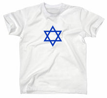 Lade das Bild in den Galerie-Viewer, Styletex23 T-Shirt Herren Flag of Israel Davidstern, weiss, XXL