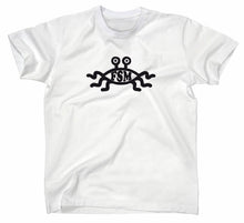 Lade das Bild in den Galerie-Viewer, Styletex23 T-Shirt Herren Das Fliegende Spaghettimonster Logo, weiss, XXL