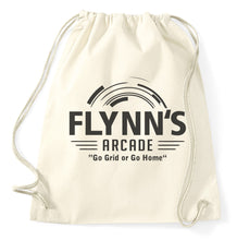 Lade das Bild in den Galerie-Viewer, Flynn's Arcade Film Logo Fan Turnbeutel, natur