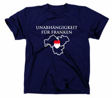 Lade das Bild in den Galerie-Viewer, Styletex23 T-Shirt Herren Unabhängigkeit für Franken Funshirt, navy, XXL
