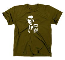 Lade das Bild in den Galerie-Viewer, Styletex23 T-Shirt Herren Franz Kafka, Oliv, XXL