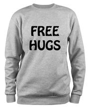 Lade das Bild in den Galerie-Viewer, Styletex23 Sweatshirt Free Hugs Fun, XXL grau