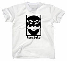 Lade das Bild in den Galerie-Viewer, Styletex23 T-Shirt Herren Fsociety, Evil Corp Corporation, weiss, XXL