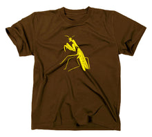 Lade das Bild in den Galerie-Viewer, Styletex23 T-Shirt Herren Gottesanbeterin, Praying Mantis, Mantid, Braun, XXL