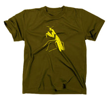 Lade das Bild in den Galerie-Viewer, Styletex23 T-Shirt Herren Gottesanbeterin, Praying Mantis, Mantid, Oliv, XXL