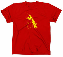 Lade das Bild in den Galerie-Viewer, Styletex23 T-Shirt Herren Gottesanbeterin, Praying Mantis, Mantid, Rot, XXL