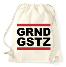 Lade das Bild in den Galerie-Viewer, Grundgesetz GGSTZ Turnbeutel Sportbeutel Gym Bag, natur