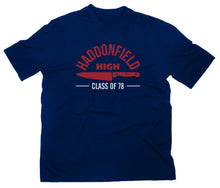 Lade das Bild in den Galerie-Viewer, Styletex23 T-Shirt Herren Haddonfield High School Halloween navy, XXL