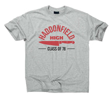 Lade das Bild in den Galerie-Viewer, Styletex23 T-Shirt Herren Haddonfield High School Halloween sport grey, XXL