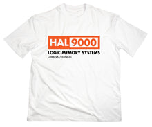 Lade das Bild in den Galerie-Viewer, Styletex23 T-Shirt Herren HAL 9000 Computer Logo, weiss, XXL
