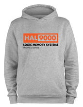 Lade das Bild in den Galerie-Viewer, Styletex23 Kapuzenpullover HAL 9000 Computer Logo, XXL grau