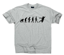 Lade das Bild in den Galerie-Viewer, Styletex23 T-Shirt Herren Handball Evolution of Man Fun, sport grey, XXL