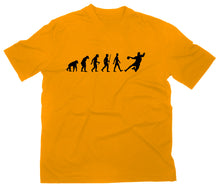 Lade das Bild in den Galerie-Viewer, Styletex23 T-Shirt Herren Handball Evolution of Man Fun, gelb, XXL