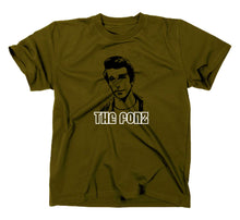 Lade das Bild in den Galerie-Viewer, Styletex23 T-Shirt Herren Happy Days Fonzie The Fonz Kult, oliv, XXL