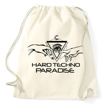 Lade das Bild in den Galerie-Viewer, Hard Techno Paradise Genesis Turnbeutel, natur