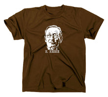 Lade das Bild in den Galerie-Viewer, Styletex23 T-Shirt Herren Hermann Hesse, braun, XXL