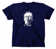Lade das Bild in den Galerie-Viewer, Styletex23 T-Shirt Herren Hermann Hesse, navy, XXL
