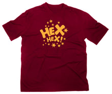 Lade das Bild in den Galerie-Viewer, Styletex23 T-Shirt Herren Hex Hex Fun, maroon, XXL