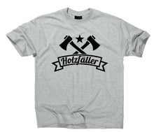 Lade das Bild in den Galerie-Viewer, Styletex23 T-Shirt Herren Holzfäller Logo, sport grey, XXL