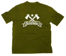 Lade das Bild in den Galerie-Viewer, Styletex23 T-Shirt Herren Holzfäller Logo, oliv, XXL