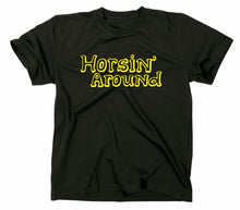 Lade das Bild in den Galerie-Viewer, Styletex23 T-Shirt Herren Horsin Around Fan, schwarz, XXL