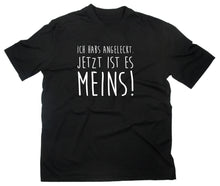 Lade das Bild in den Galerie-Viewer, Styletex23 T-Shirt Herren Ich habs angeleckt jetzt ist es meins Fun, schwarz, XXL