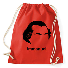 Lade das Bild in den Galerie-Viewer, Immanuel Kant Turnbeutel, red