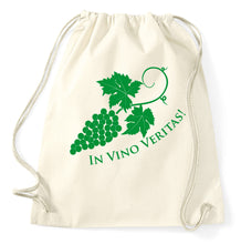 Lade das Bild in den Galerie-Viewer, Styletex23 Turnbeutel In Vino Veritas Wine drinker vintner