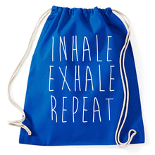 Lade das Bild in den Galerie-Viewer, Styletex23 Turnbeutel Inhale Exhale Repeat Yoga Pilates