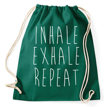 Lade das Bild in den Galerie-Viewer, Styletex23 Turnbeutel Inhale Exhale Repeat Yoga Pilates