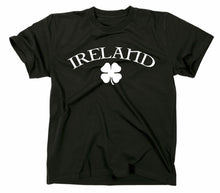 Lade das Bild in den Galerie-Viewer, Styletex23 T-Shirt Herren Irland Shamrock, Kleeblatt, schwarz, XXL