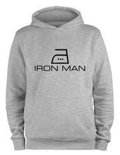 Lade das Bild in den Galerie-Viewer, Styletex23 Kapuzenpullover Iron Man Fun, XXL grau