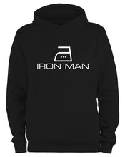 Lade das Bild in den Galerie-Viewer, Styletex23 Kapuzenpullover Iron Man Fun, schwarz XXL