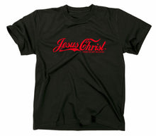 Lade das Bild in den Galerie-Viewer, Styletex23 T-Shirt Herren Jesus Christ Funshirt Cola Schrift, schwarz, XXL